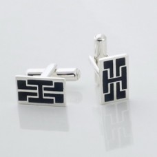 Срібний запонки ЮМ-8241