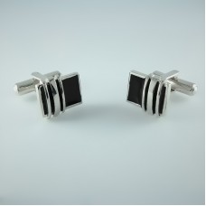 Срібний запонки ЮМ-8248