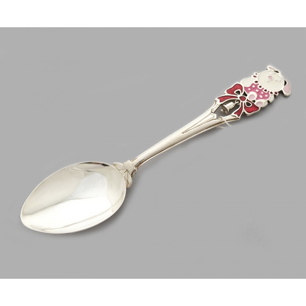 Срібна ложка Хрюшка бр-35