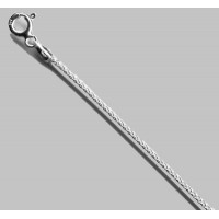 Срібний ланцюжок Колосок 60см 08050