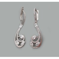 Серебряные серьги бр-1112007