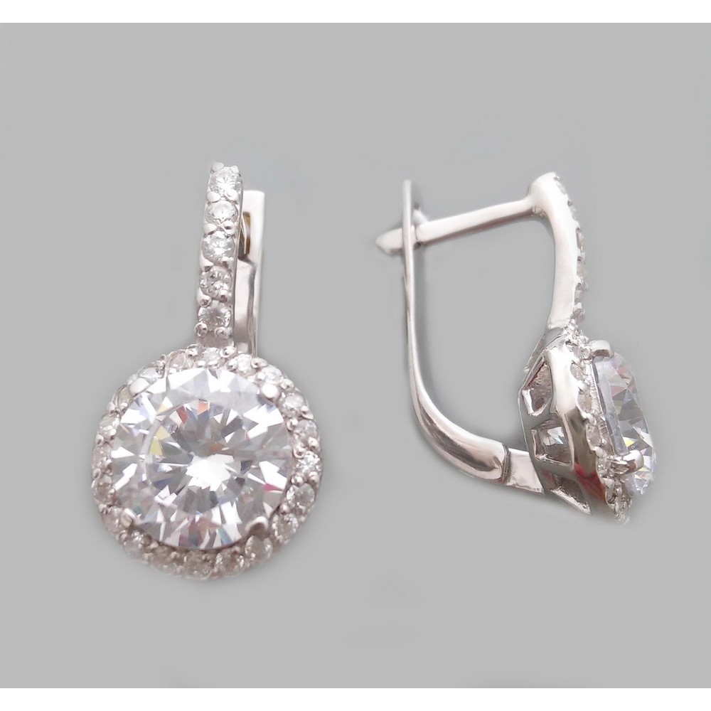 Серебряные серьги "Касиния" бр-1112383