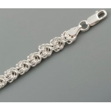 Срібний ланцюжок Розочка 51см