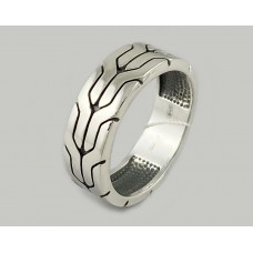 Срібна каблучка без каменів ЛЗ-1569