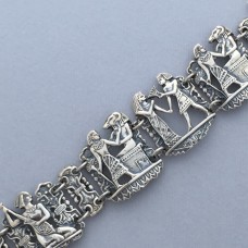 Серебряный браслет в египетском стиле БР-5100032