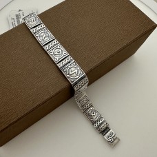 Мужской серебряный браслет «Руны» 9 рун БР-0081951