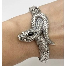 Серебряный браслет в виде змеи Кобра БР-5000751