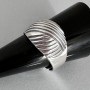 Серебряное кольцо без камней Чалма бр-0009021