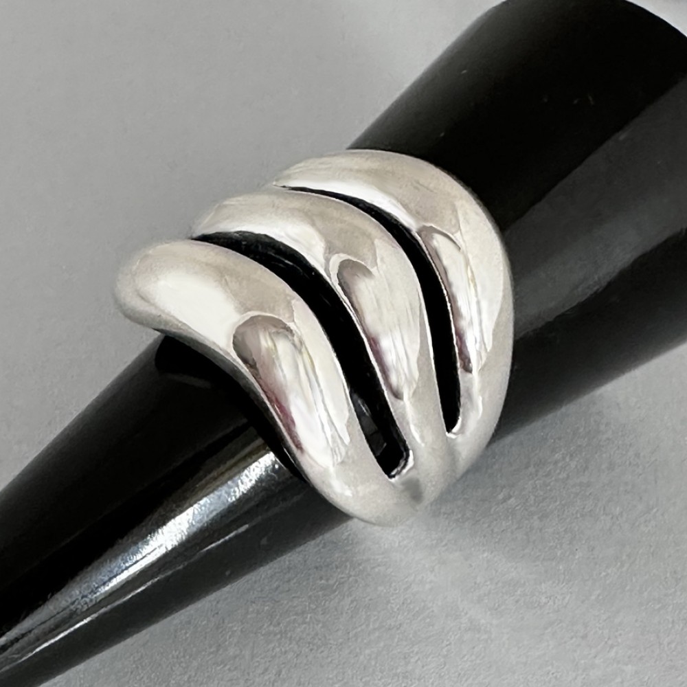 Серебряное кольцо без камней Соната бр-0020821