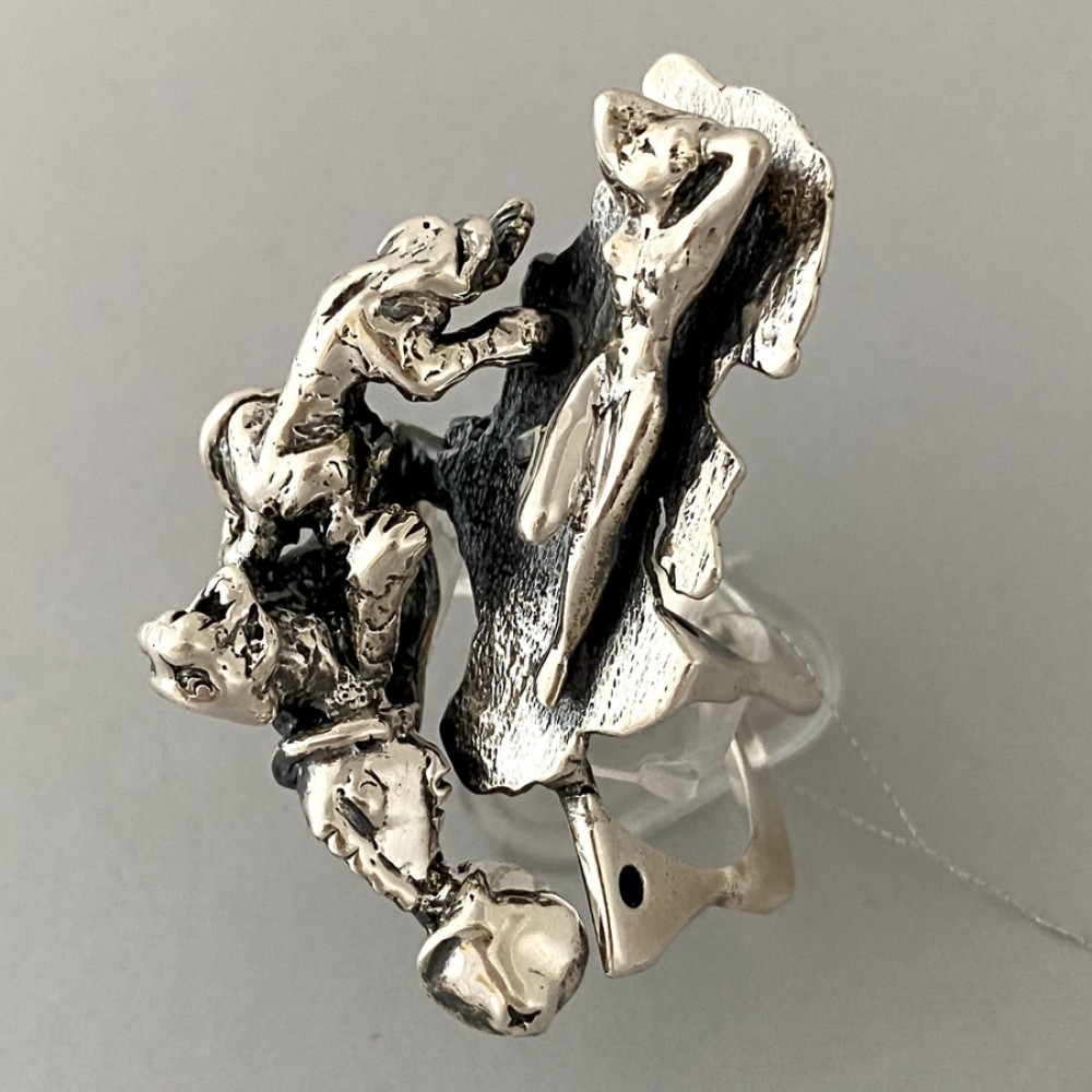 Серебряное дизайнерское кольцо Сон БР-0031321