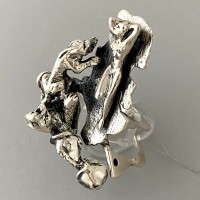 Серебряное дизайнерское кольцо Сон БР-0031321