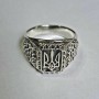 Серебряный перстень мужской Лють с гербом Украины бр-0069221