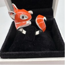 Оригинальное серебряное кольцо Белка бр-1425121