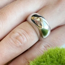 Серебряное гладкое кольцо ЛЗ-1050р