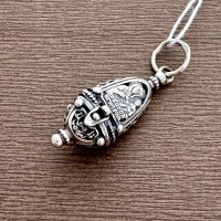 Срібний кулон Мощевик з Божою матір'ю БР-0069331