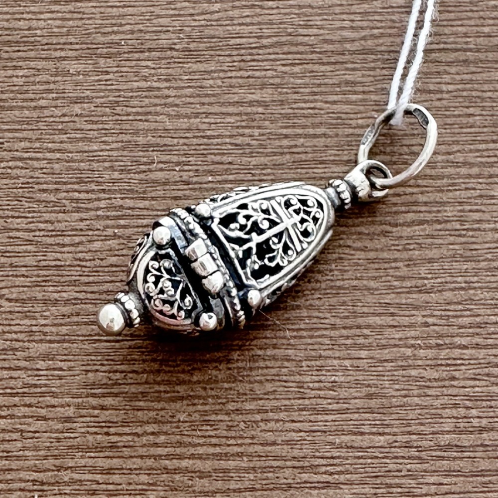 Срібний кулон Мощевик з Божою матір'ю БР-0069331