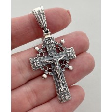 Крест серебро 925 пробы с распятием бр-3100108 