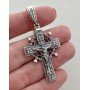 Крест серебро 925 пробы с распятием бр-3100108 