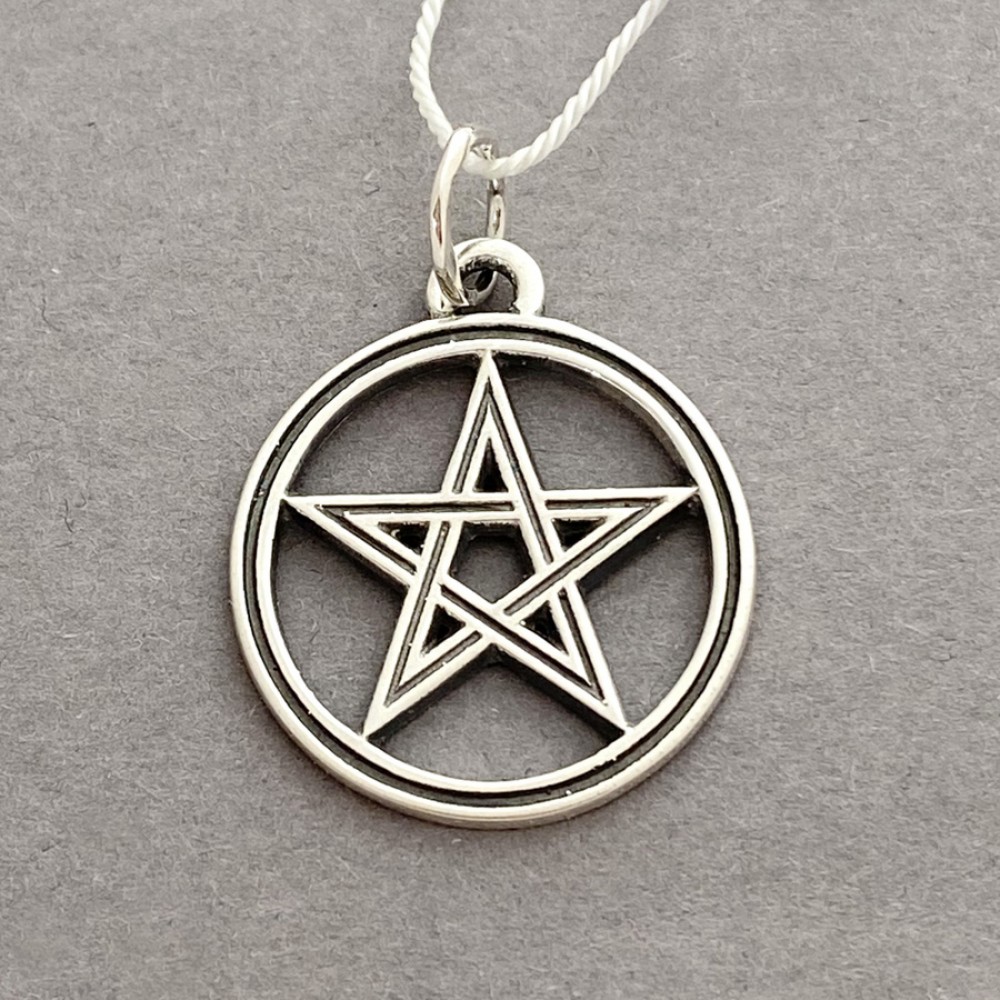Срібна підвіска Пентаграма стп-107/1