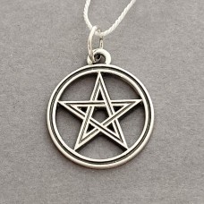 Срібна підвіска Пентаграма стп-107/1