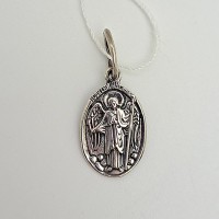 Срібна ладанка Янгол Охоронець 25 бр-3100100