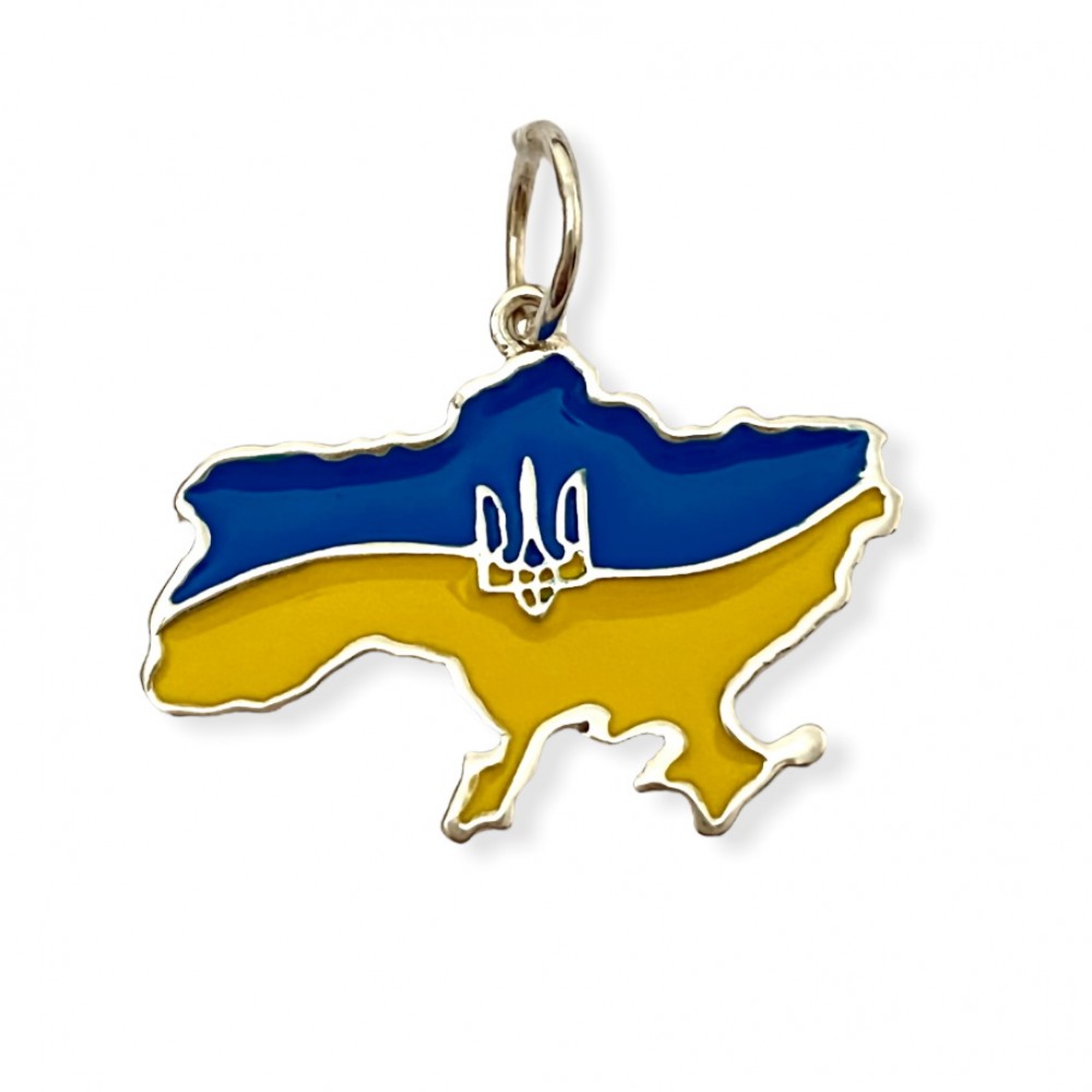 Серебряная подвеска Украина БР-3100876