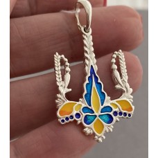 Серебряный кулон в виде трезубца Возрождение БР-0089431