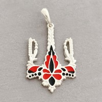 Серебряный кулон в виде трезубца Возрождение 2 БР-0089431/2