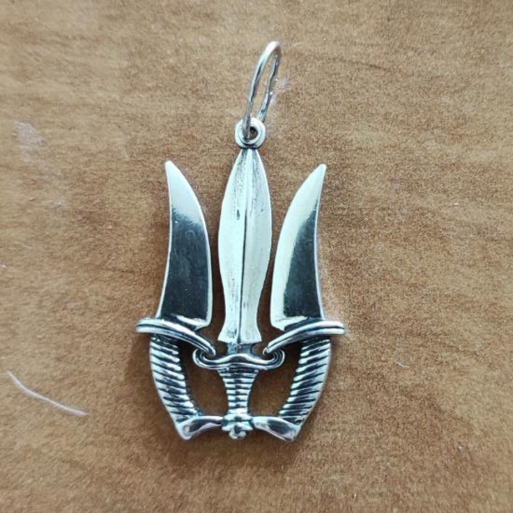 Срібний кулон Тризуб стп-315