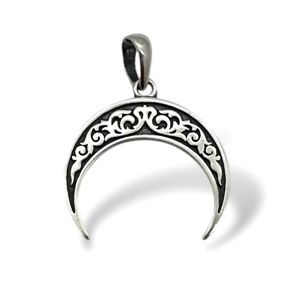 Срібний кулон-оберіг Лунниця з чорнінням ШК-3270