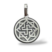 Серебряный кулон-оберег Валькирия ШК-89007