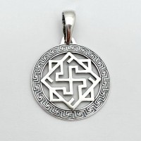 Серебряный кулон-оберег Валькирия ШК-89045