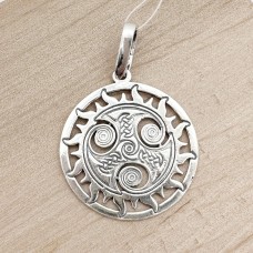 Серебряный кулон-оберег Трефот ШК-89064