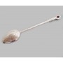 Серебряная ложка с красным камнем хю-020006