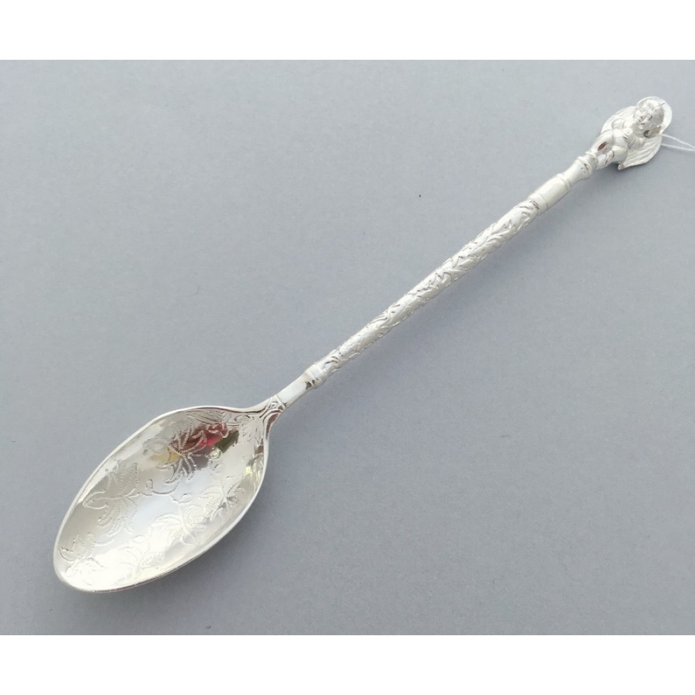 Серебряная ложка Ангелок хю-080270