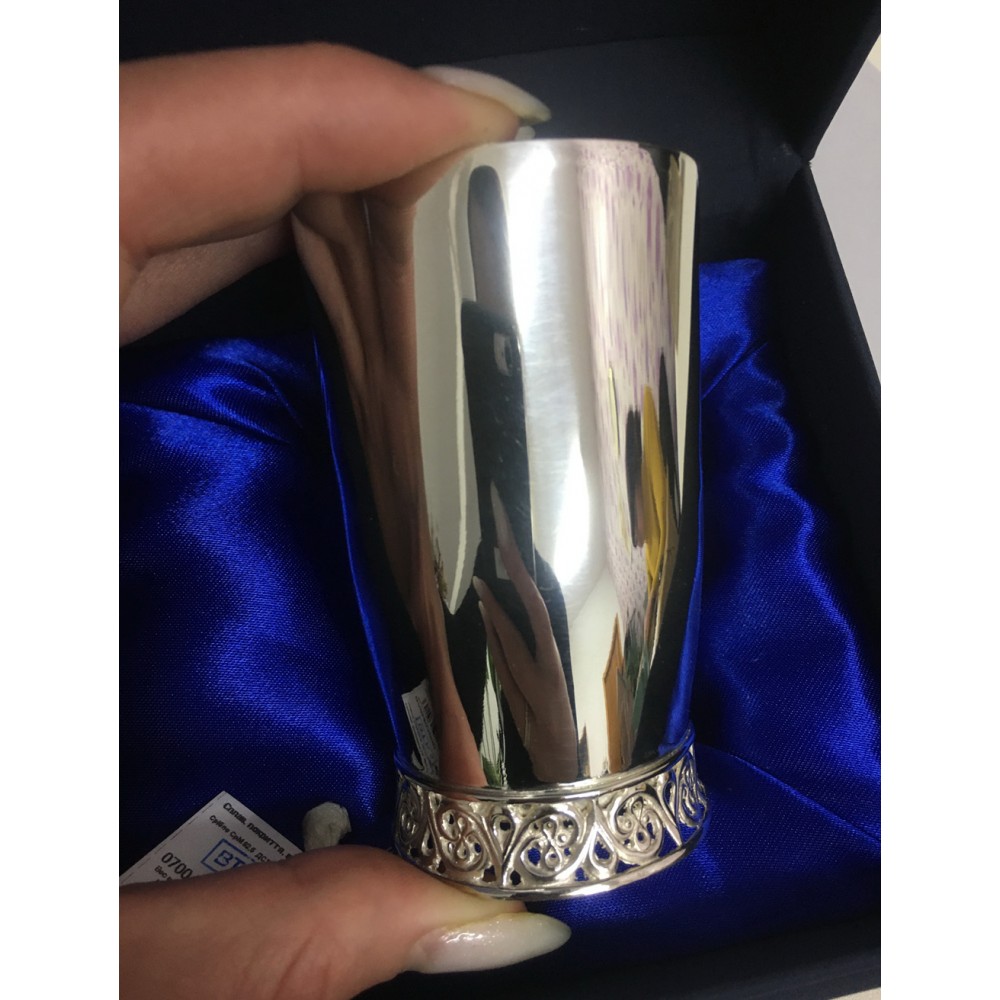 Срібний стакан для води ХЮ-080514