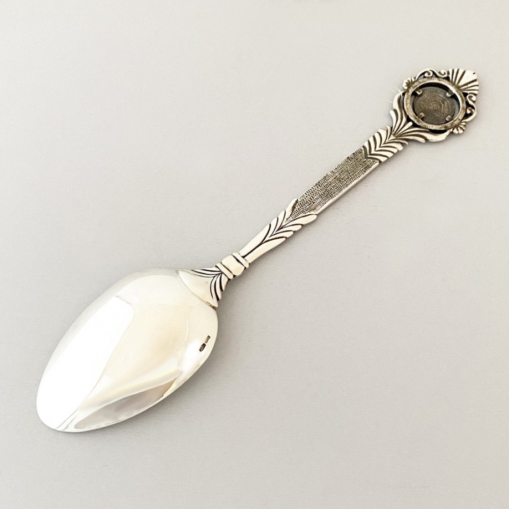 Серебряная ложка для ребенка Часики хю-22028691