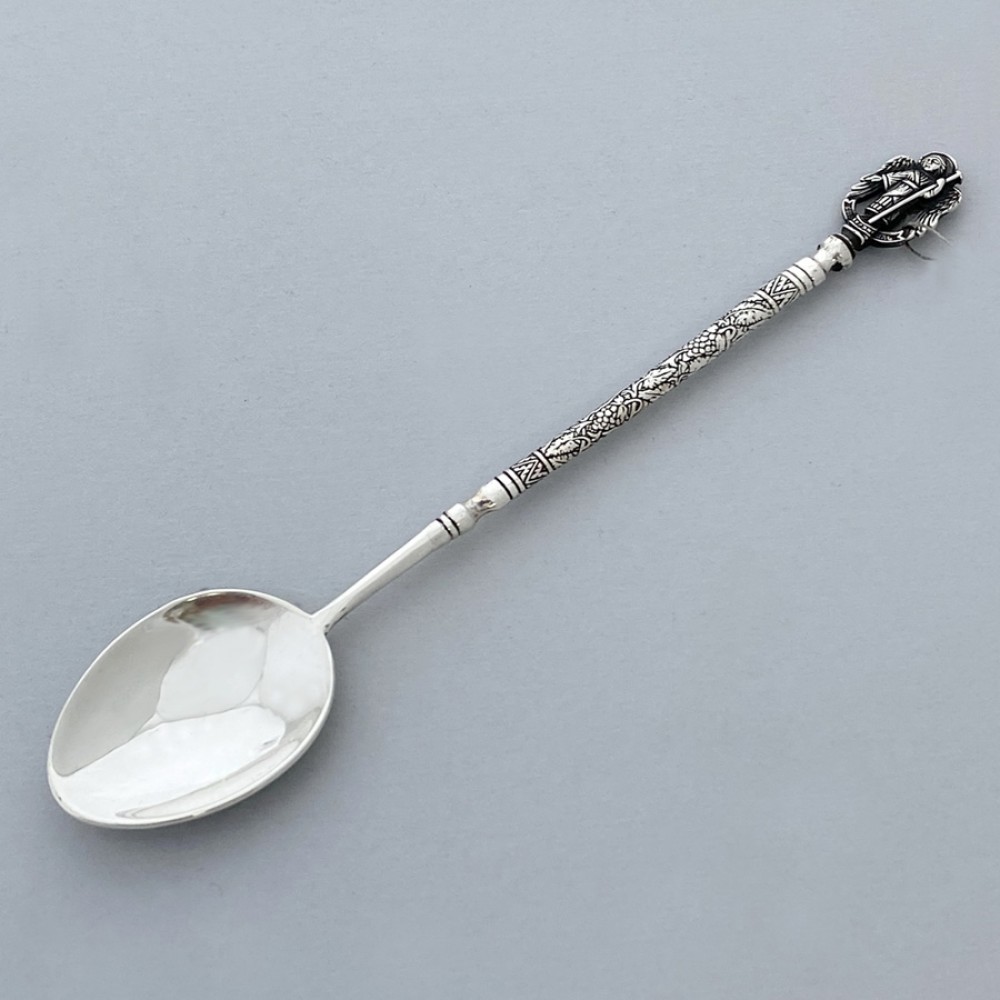 Срібна ложка з Янголом Охоронцем ХЮ-0441400022