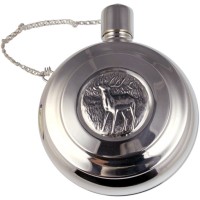 Срібна фляга Олень АГ-250008