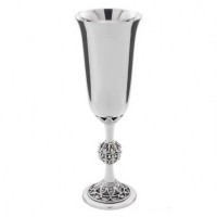 Серебряная рюмка на высокой ажурной ножке 50мл БР-0003181