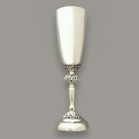 Серебряная рюмка на ножке с шариком 50мл БР-0000981