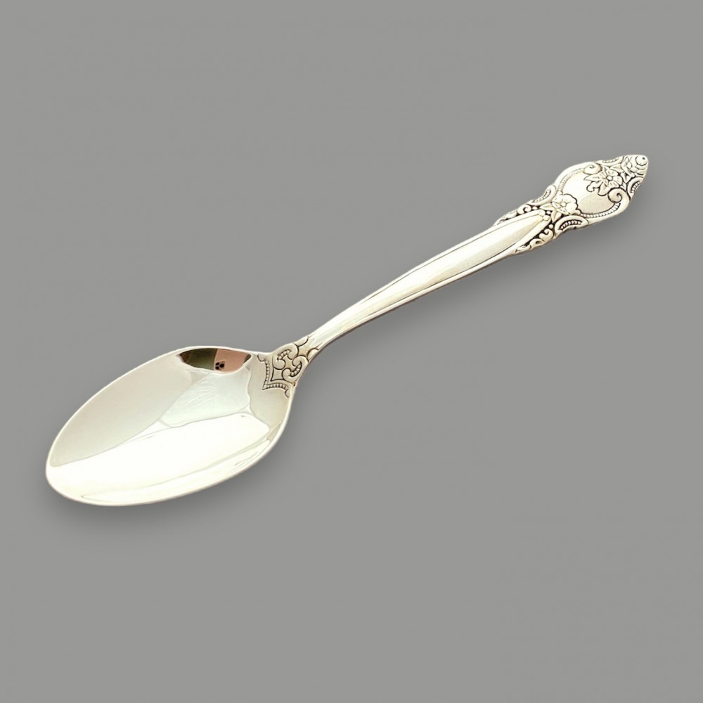 Срібна ложка десертна Троянда бр-001978