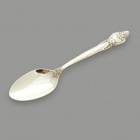 Срібна ложка десертна Троянда бр-001978