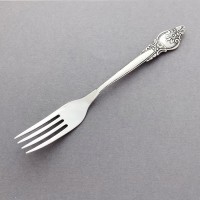 Срібна виделка десертна Троянда бр-8100203