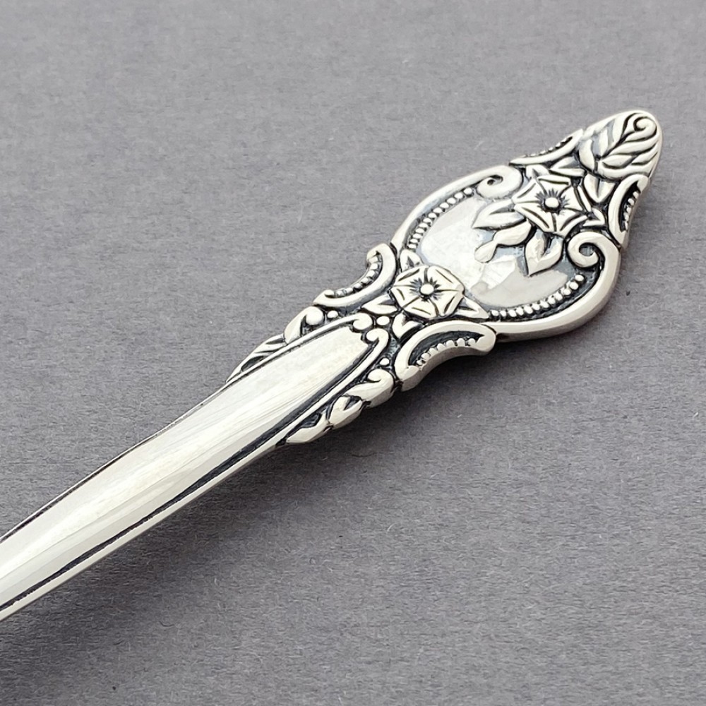 Срібна виделка десертна Троянда бр-8100203