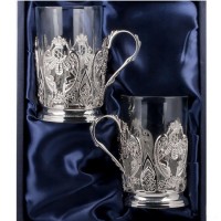 Срібний підстаканник Фантазія 1шт. бр-8100207