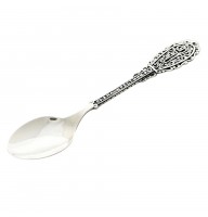 Серебряная детская ложка с надписью "На хрестини" БР-0025681