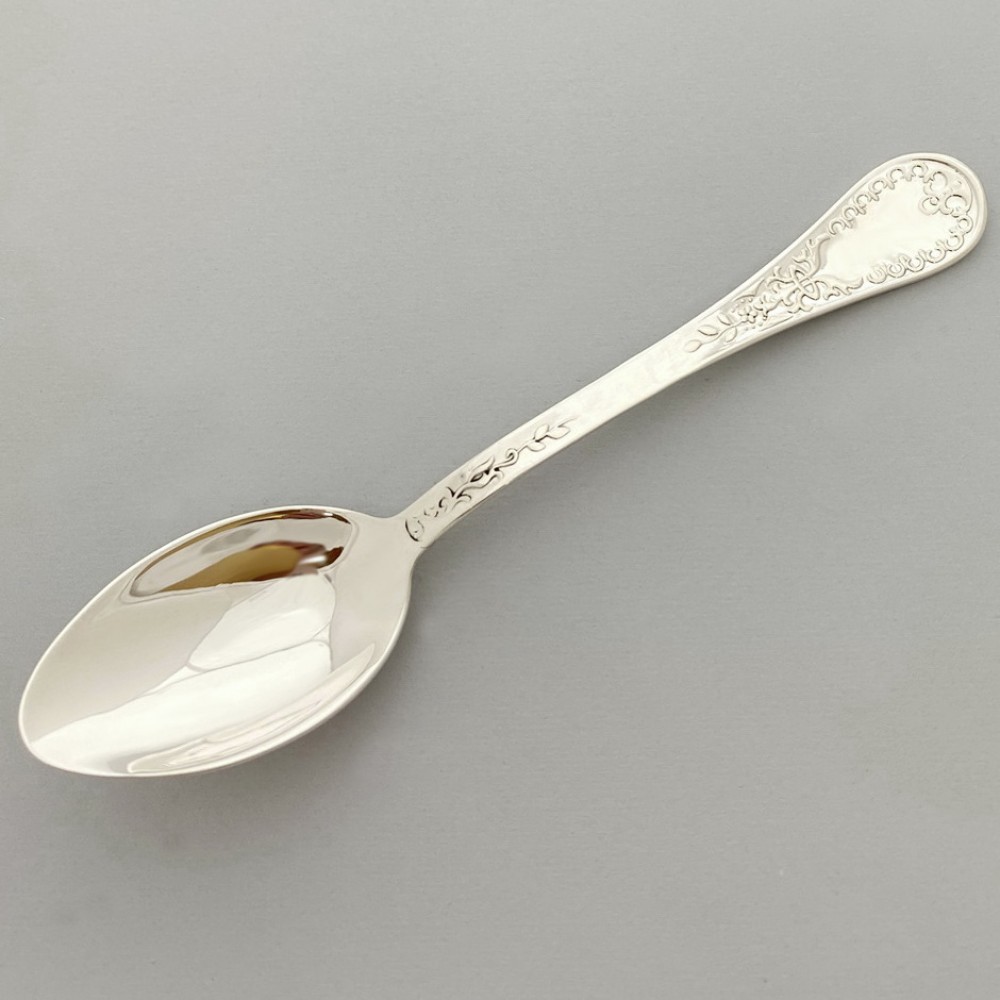 Серебряная чайная ложка классическая бр-0044681