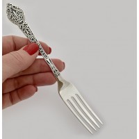 Срібна десертна виделка з гербом України Тризуб БР-0046181