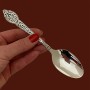 Срібна десертна ложка з гербом України Тризуб БР-0046781